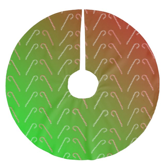 Polkagrisar Julgransmatta Borstad Polyester (Framsidan)