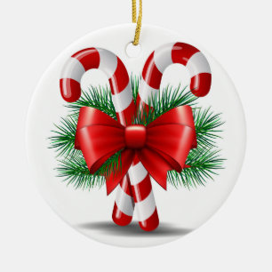 Polkagrisar Julgransprydnad Keramik