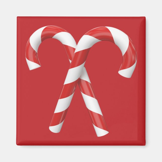 Polkagrisar Julmagnet Magnet (Framsidan)