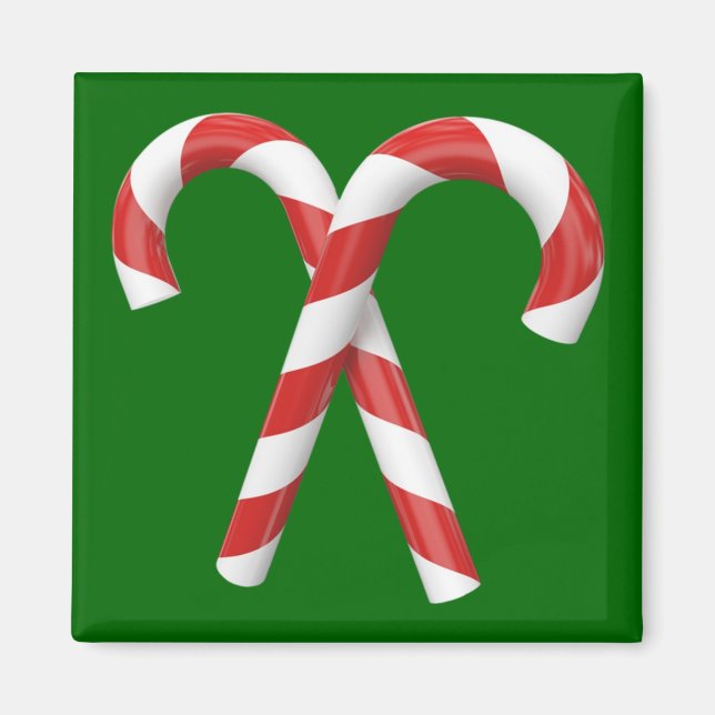 Polkagrisar Julmagnet Magnet (Framsidan)