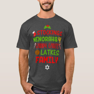 Polkagrisar Latkes Hanukkah jul Chrismukah T Shirt