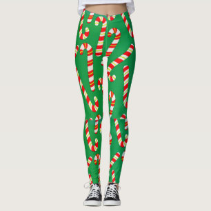 polkagrisar leggings