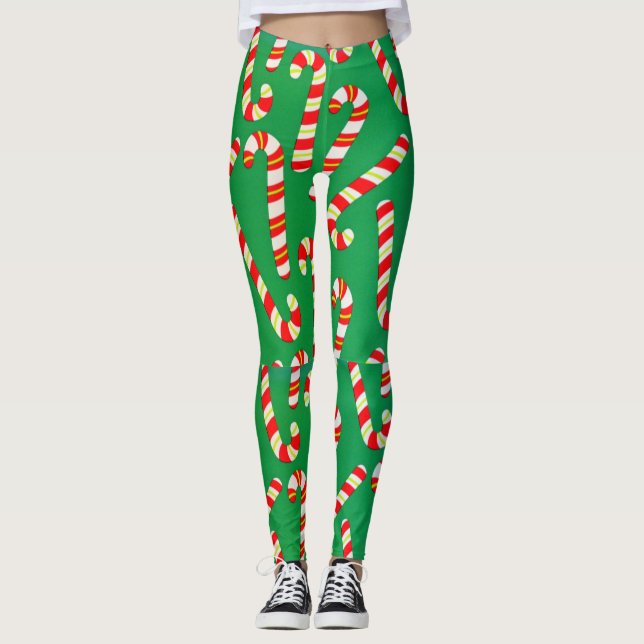 Polkagrisar Leggings (Framsida)