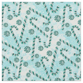 Polkagrisar Peppermint-jul  Tyg