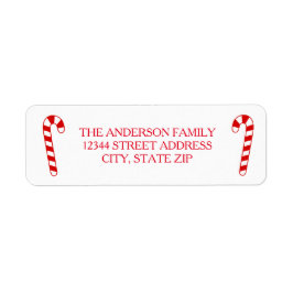 Polkagrisar - Returadressetikett Returadress Etikett