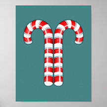Polkagrisar röd Poster