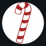 Polkagrisar Runt Klistermärke<br><div class="desc">En julklapp för helgdag. Skulle gå underbar för kort och presenter!</div>