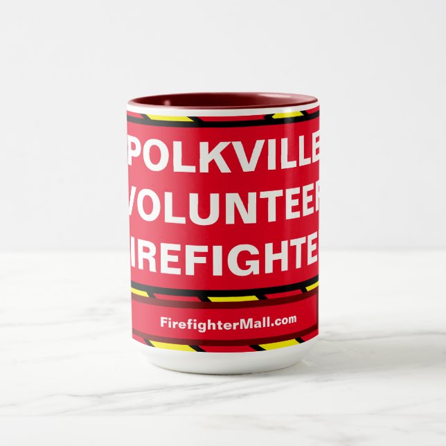 POLKVILLE VOLUNTEER FIREFIGHTER Mugg (Center)