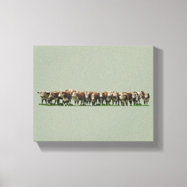 Poll Herefords Canvastryck (Framsida)