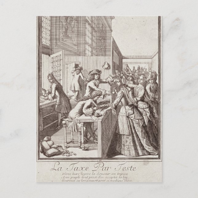 Poll Tax, 1709 Vykort (Framsida)