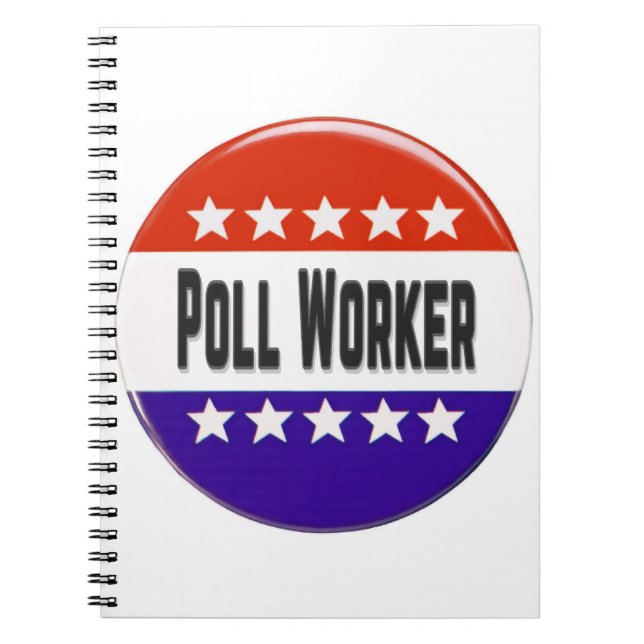 Poll Worker Anteckningsbok (Framsidan)