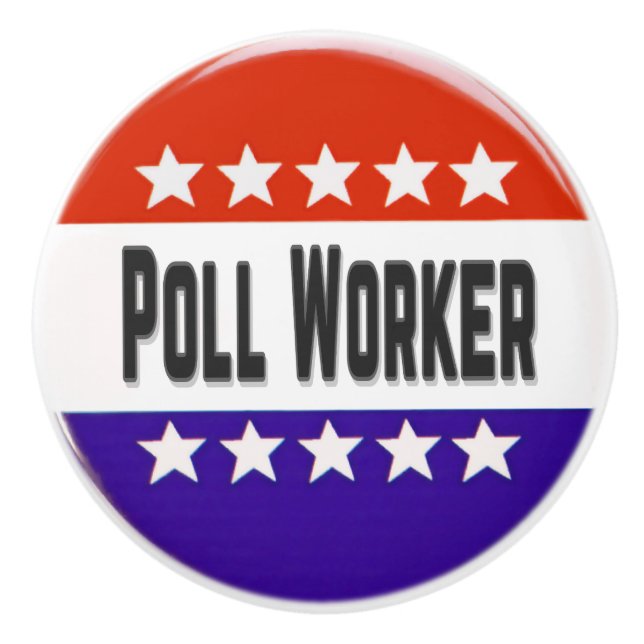 Poll Worker Knopp (Framsidan)