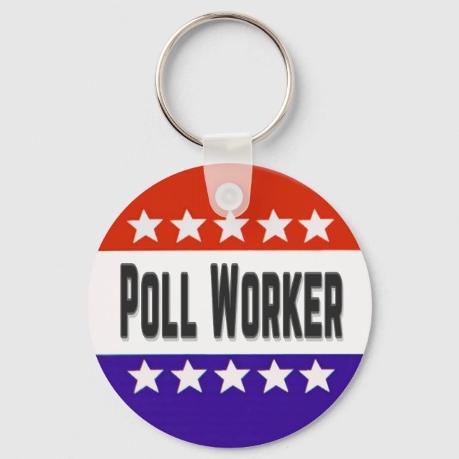 Poll Worker Nyckelring (Framsida)