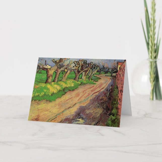Pollard Willows av Vincent van Gogh Kort (Framsida)