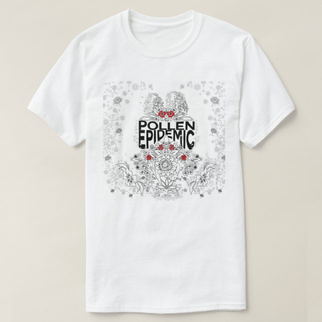 Pollenepidemi T Shirt (Design framsida)