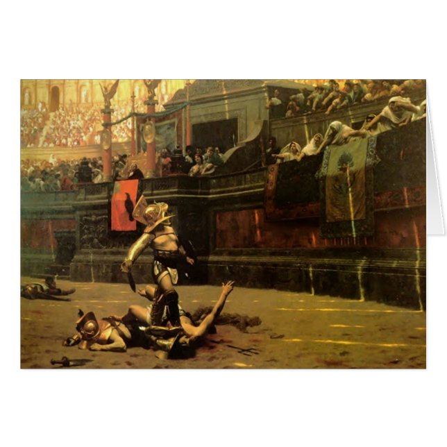 Pollice Verso Hälsningskort (Framsidan Horizontal)