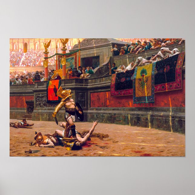 Pollice Verso | Jean-Leon Gerome | Poster (Framsidan)
