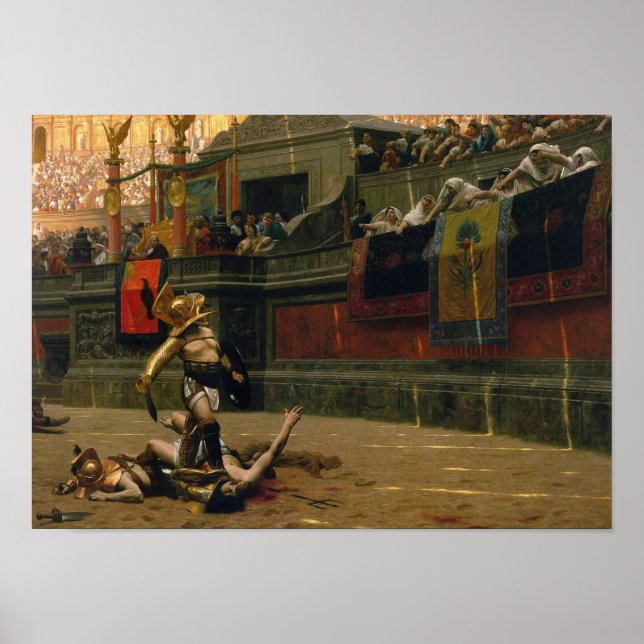 Pollice Verso - med turnerad tumme Poster (Framsidan)