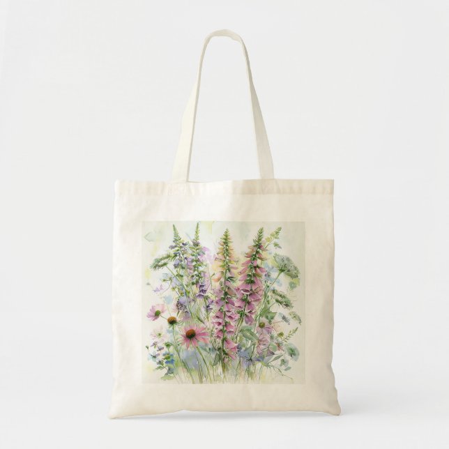 Pollinatör Trädgård Vildblomma Estetik Tygkasse (Framsidan)