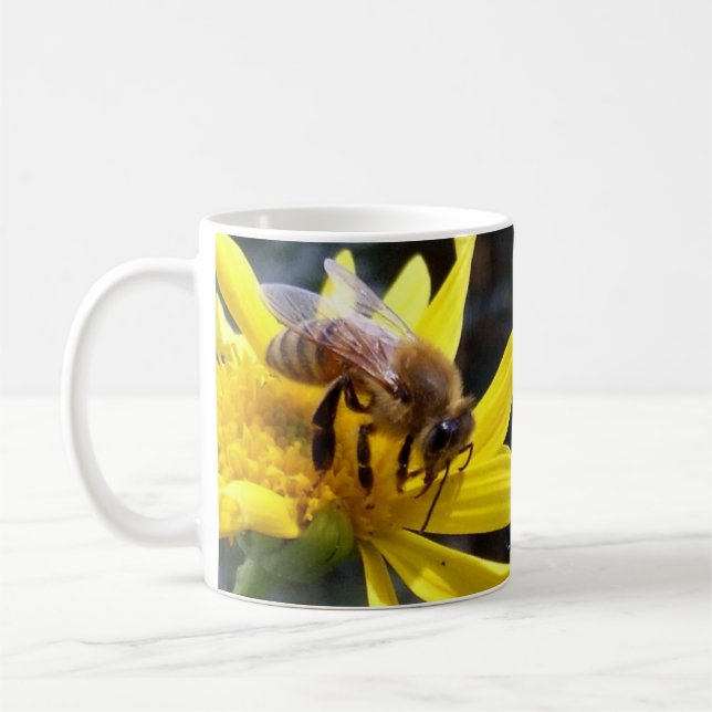 Pollinera honungbimuggen kaffemugg (Vänster)