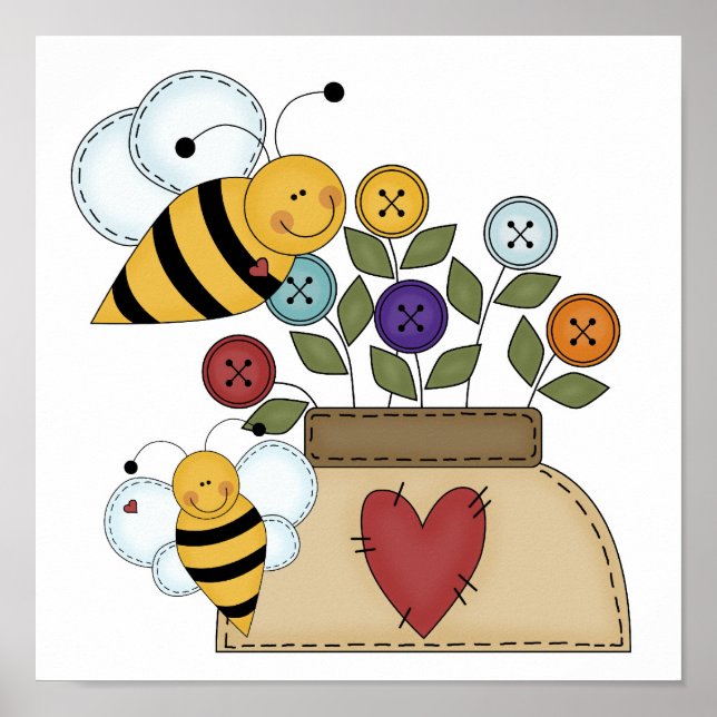 pollinering av lycklig poster (Framsidan)