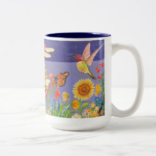 pollinerträdgård Två-Tonad mugg