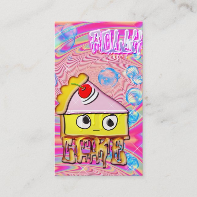 pollinkaka tortina visitkort (Framsida)