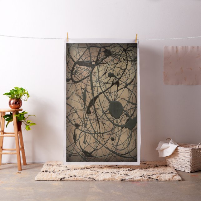 Pollock stil Bärbar Fotografering Bakgrund Tyg (In Situ)