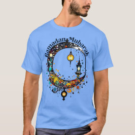 Pollock-stil Ramadan Måne T Shirt