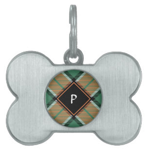 Pollockklanens Tartan ID-märke ID-bricka Husdjur