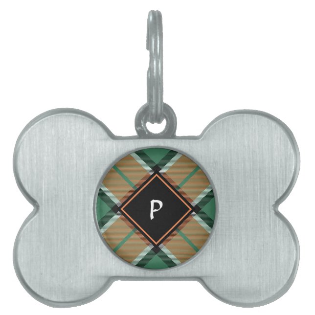 Pollockklanens Tartan ID-märke ID-bricka Husdjur (Framsidan)