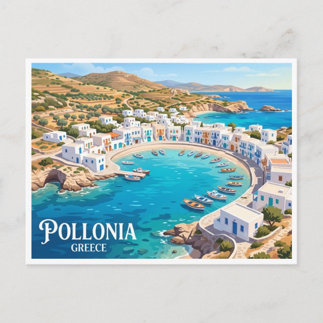 Pollonia Grekland Vykort (Framsida)