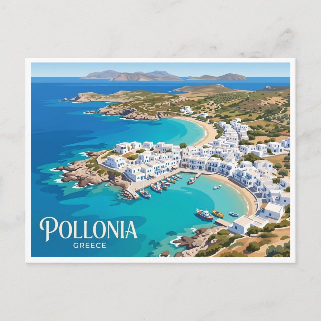 Pollonia Grekland Vykort (Framsida)