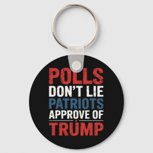 Polls Ljuger inte att patrioter godkänner trumpbil Nyckelring