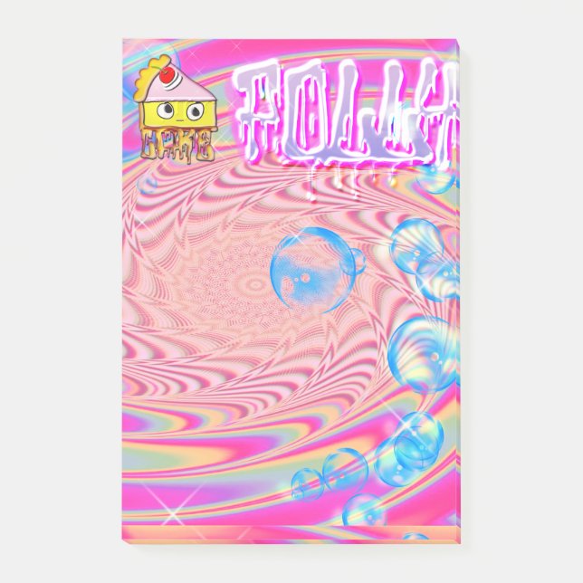 Polly Cake - Tortina - Post-it Block (Framsida)