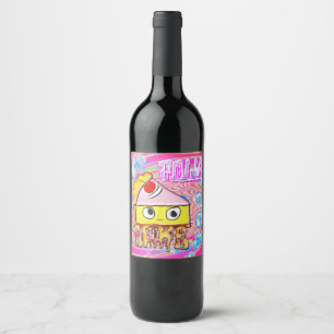 Polly Cake - Tortina - Vinflaska Etikett