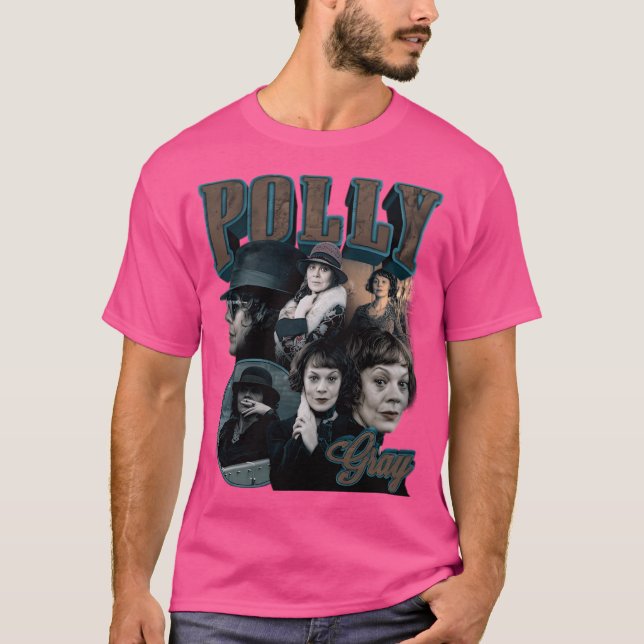Polly Grått Retro Bootleg Retro Bootleg T Shirt (Framsida)