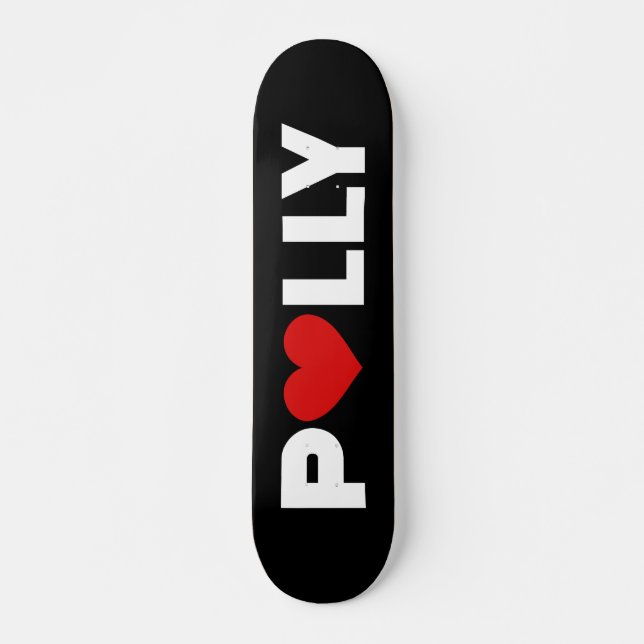 Polly Kärlek Skateboard (Framsida)