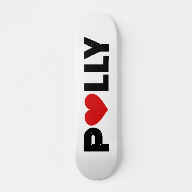 Polly Kärlek Skateboard (Framsida)
