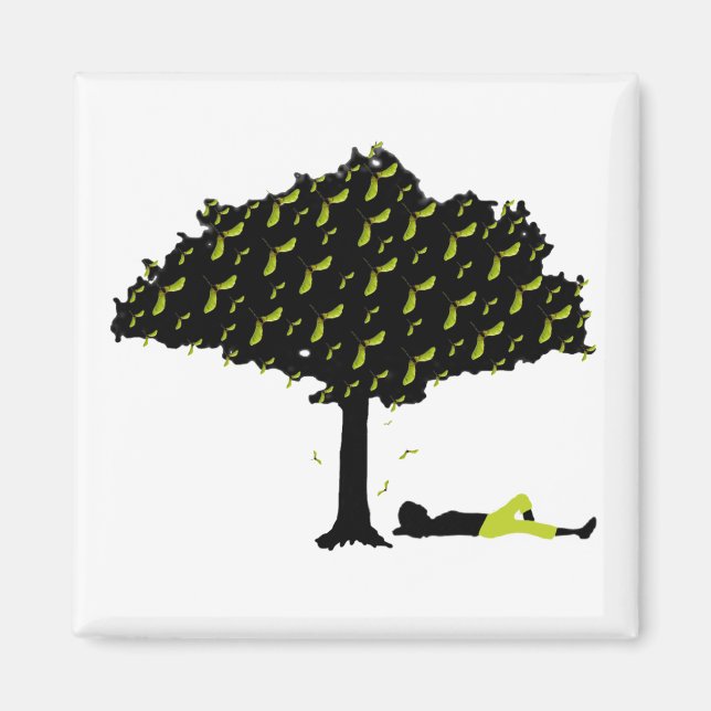 Polly Nose Träd Magnet (Framsidan)