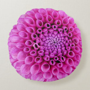 Polly rosaDahlia Rund Kudde