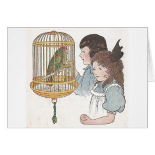 Polly the Parrot Hälsningskort