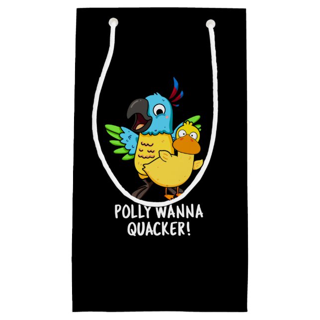 Polly Wanna Quacker Funny Animal Pun (Framsidan)