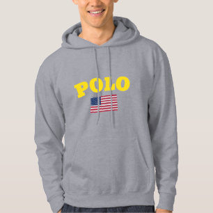 POLO America Klubb USA flagga True Classic Tee Hoodie