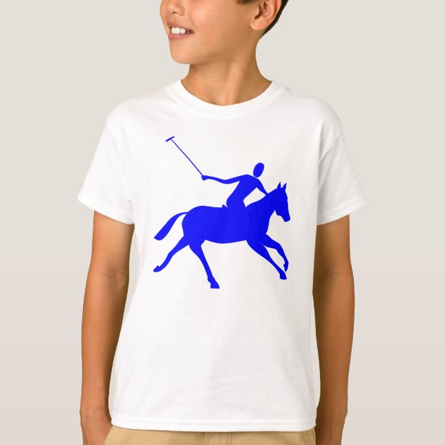 Polo - blå tee shirt (Framsida)