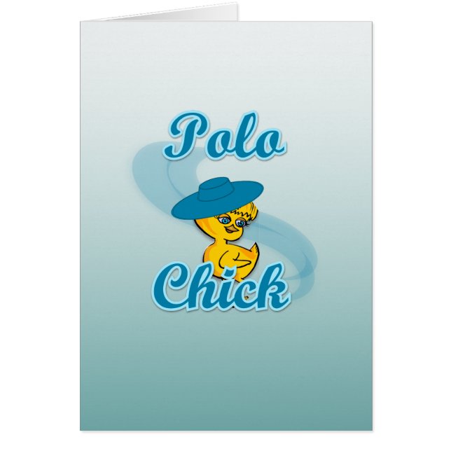 Polo-Chick nr 3 Hälsningskort (Framsidan)