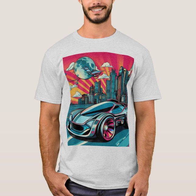 polo con imagen pop art  t shirt (Framsida)