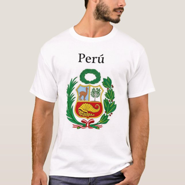 POlo con logotipo de Perú T Shirt (Framsida)