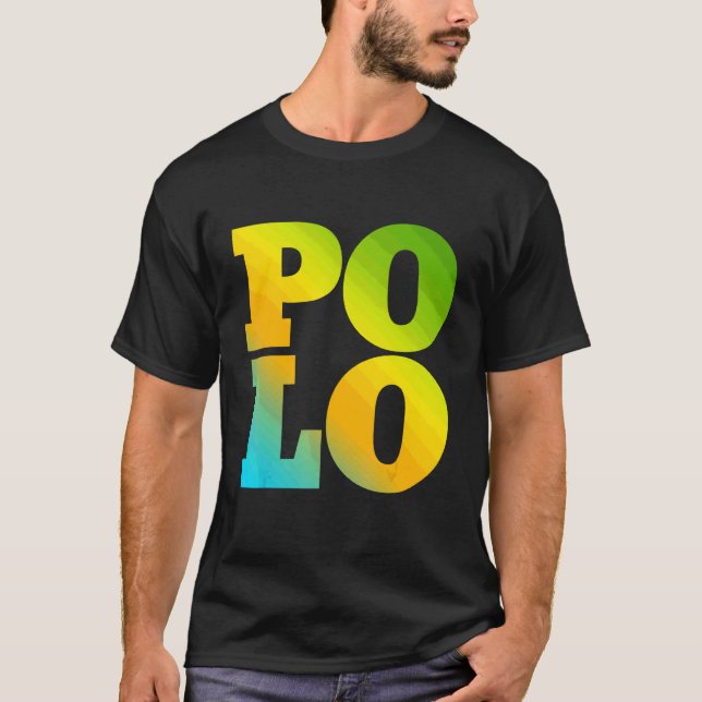 Polo Designad med Färg av natur T Shirt (Framsida)