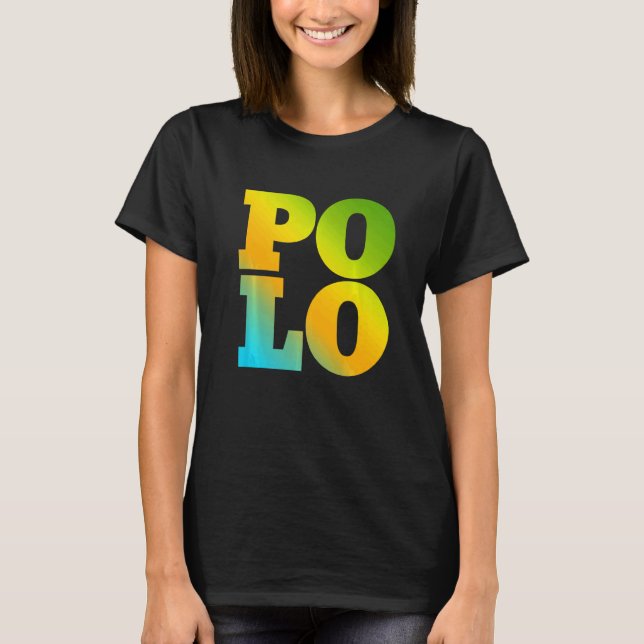 Polo Designad med Färg av natur T Shirt (Framsida)